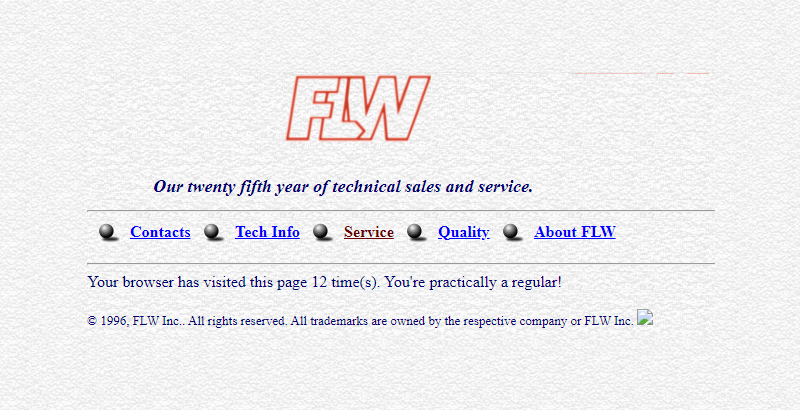 FLW Website 1996